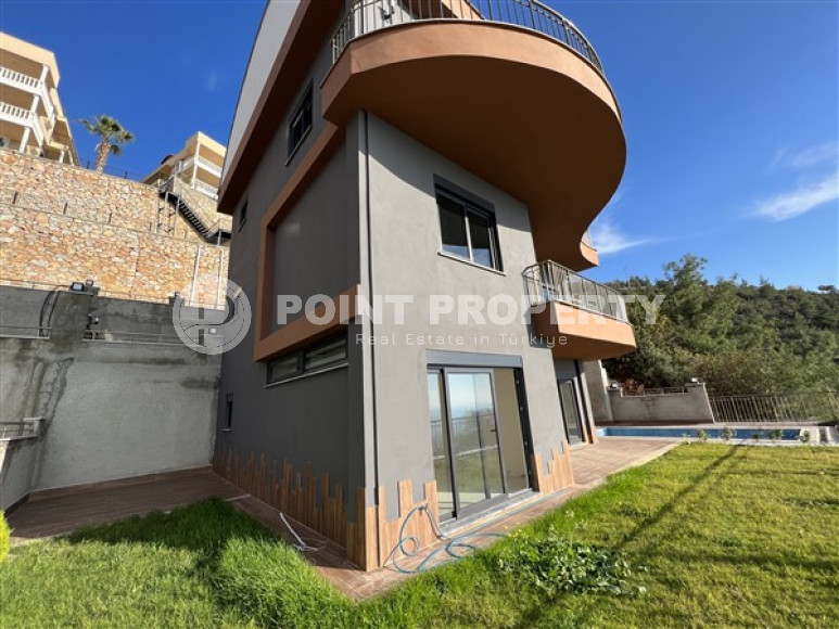 Роскошная вилла 5+2 с панорамным видом на море и город, Бекташ, Аланья-id-3330-фото-4