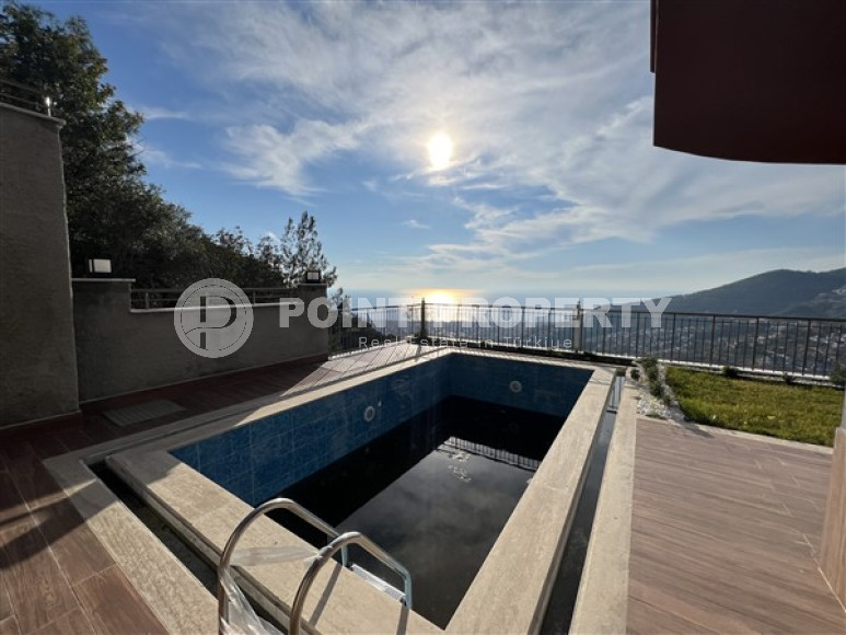 Роскошная вилла 5+2 с панорамным видом на море и город, Бекташ, Аланья-id-3330-фото-5