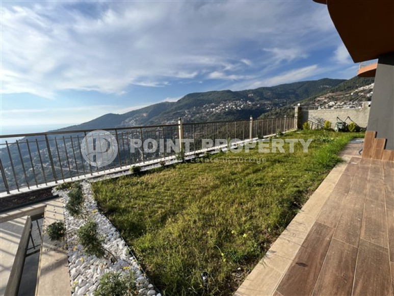 Роскошная вилла 5+2 с панорамным видом на море и город, Бекташ, Аланья-id-3330-фото-7