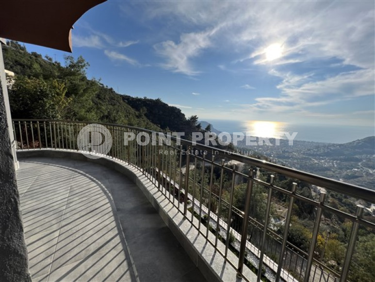 Роскошная вилла 5+2 с панорамным видом на море и город, Бекташ, Аланья-id-3330-фото-20