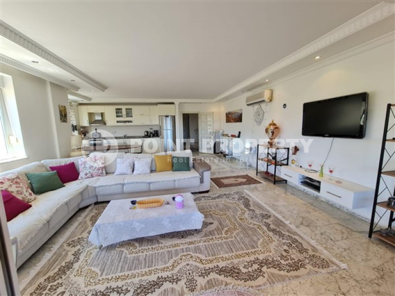 Компактная двухэтажная вилла 3+1 с мебелью, Тепе, Аланья-id-3331-фото-2