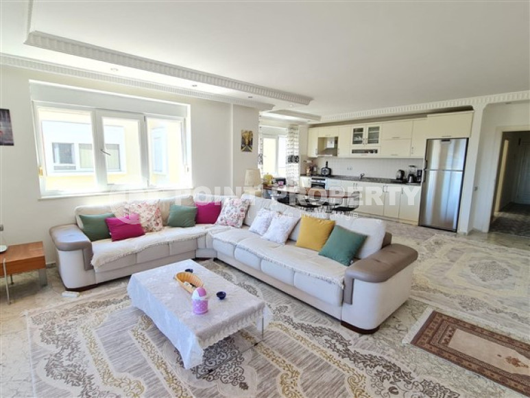 Компактная двухэтажная вилла 3+1 с мебелью, Тепе, Аланья-id-3331-фото-3