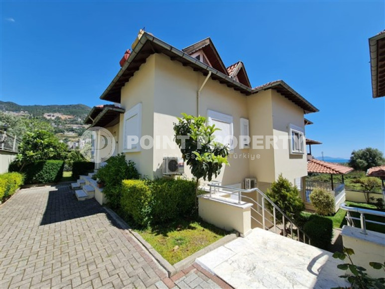 Компактная двухэтажная вилла 3+1 с мебелью, Тепе, Аланья-id-3331-фото-11