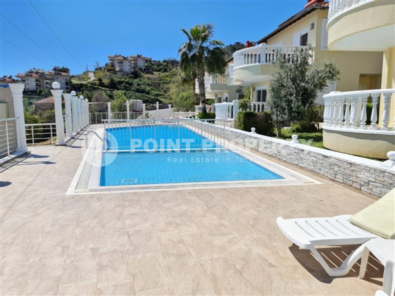 Компактная двухэтажная вилла 3+1 с мебелью, Тепе, Аланья-id-3331-фото-12