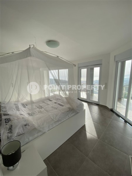 Видовая трёхэтажная вилла 5+2 с оригинальным ремонтом, Каргыджак, Аланья-id-3338-фото-11