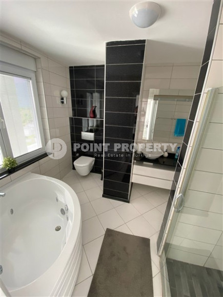 Видовая трёхэтажная вилла 5+2 с оригинальным ремонтом, Каргыджак, Аланья-id-3338-фото-12