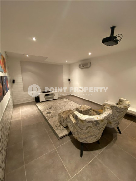 Видовая трёхэтажная вилла 5+2 с оригинальным ремонтом, Каргыджак, Аланья-id-3338-фото-16