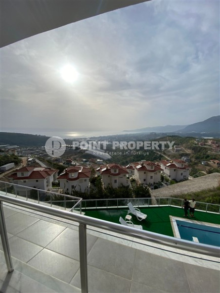 Видовая трёхэтажная вилла 5+2 с оригинальным ремонтом, Каргыджак, Аланья-id-3338-фото-18