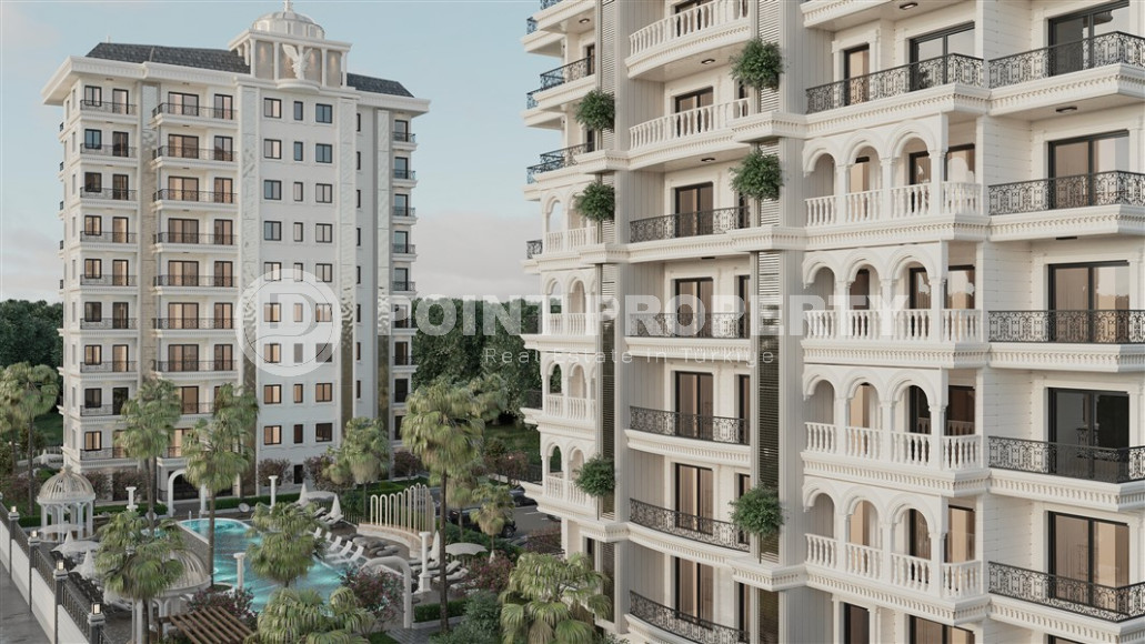 Apartments by installments in a complex with rich infrastructure, Avsallar. Apartments 48 - 54 m2-id-1038-photo-1