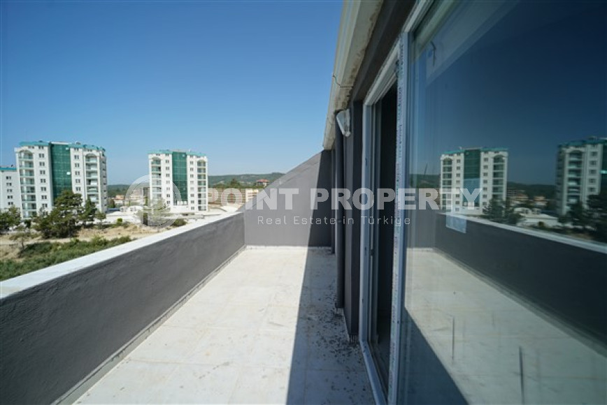 Three-room penthouse with an area of 100 m2 in a new residence, Avsallar district-id-3345-photo-14
