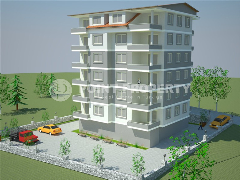 Квартира 1+1 в новом доме в Газипаша, 55 м2. Выгодное предложение.-id-1297-фото-2