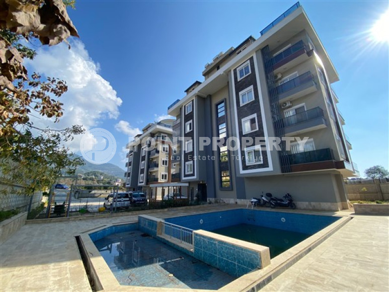 Уютная компактная квартира 2+1 в новом доме, верхняя Оба, Аланья-id-3349-фото-3