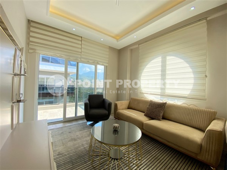 Уютная компактная квартира 2+1 в новом доме, верхняя Оба, Аланья-id-3349-фото-5