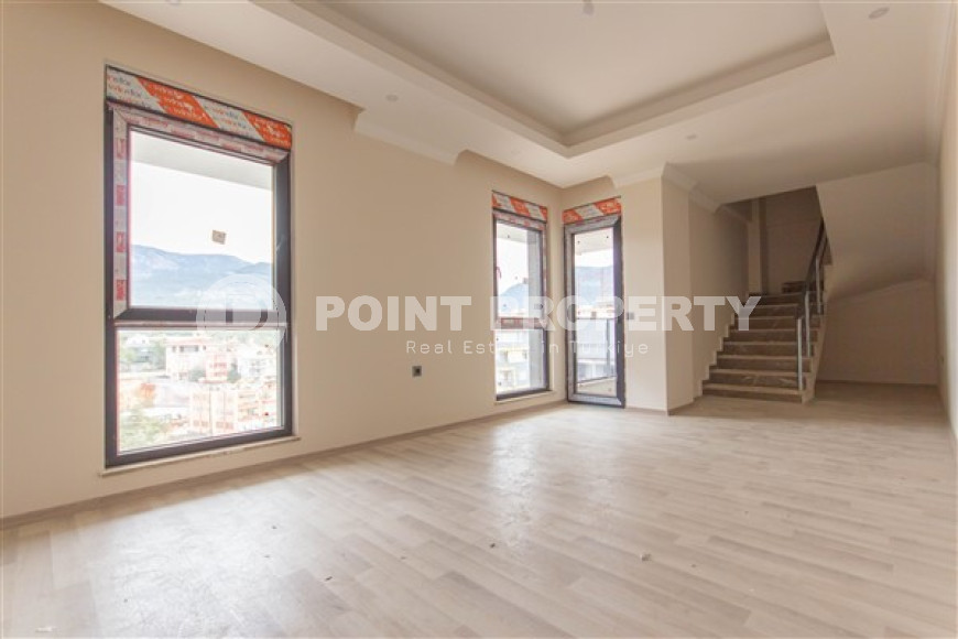 Duplex penthouse 120 m² with four separate rooms and a kitchen, upper Oba, Alanya-id-3350-photo-6