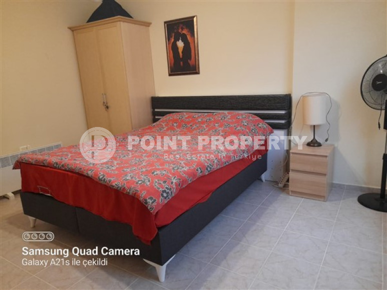 Двухкомнатная меблированная квартира площадью 70 м² на пятом этаже небольшого жилого комплекса, Махмутлар, Аланья-id-3361-фото-7