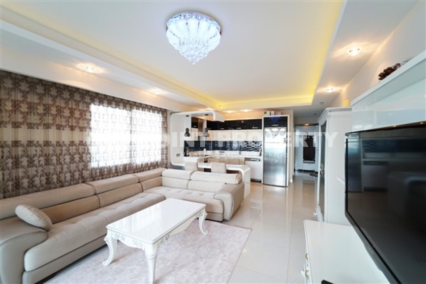 Шикарная четырёхкомнатная квартира площадью 145 м² в комплексе отельного типа, Махмутлар, Аланья-id-3362-фото-4