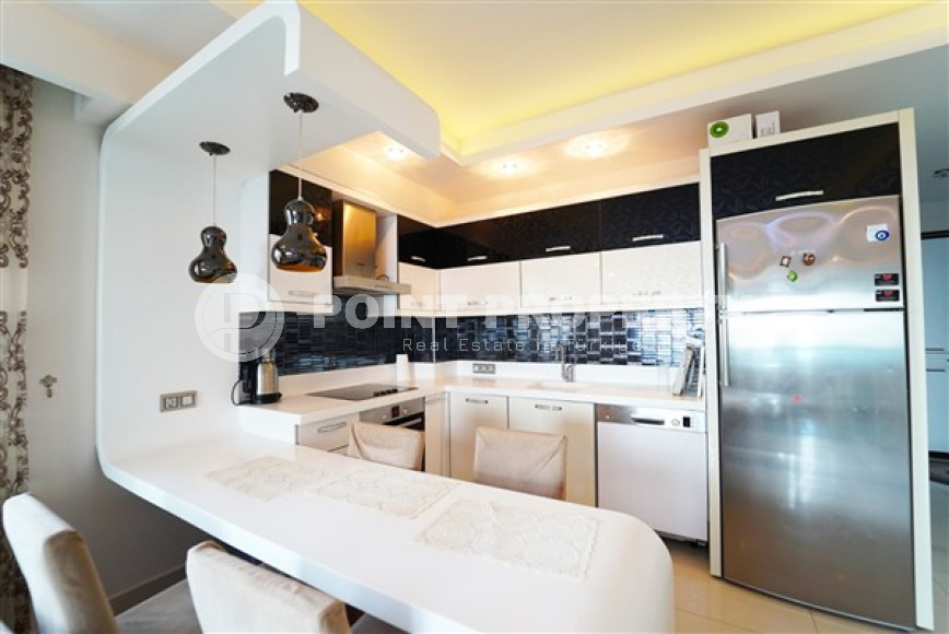 Шикарная четырёхкомнатная квартира площадью 145 м² в комплексе отельного типа, Махмутлар, Аланья-id-3362-фото-5