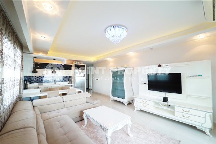 Шикарная четырёхкомнатная квартира площадью 145 м² в комплексе отельного типа, Махмутлар, Аланья-id-3362-фото-6