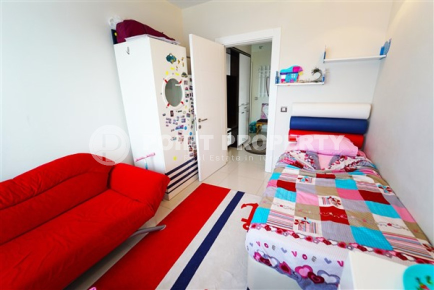 Шикарная четырёхкомнатная квартира площадью 145 м² в комплексе отельного типа, Махмутлар, Аланья-id-3362-фото-7