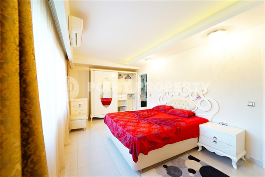 Шикарная четырёхкомнатная квартира площадью 145 м² в комплексе отельного типа, Махмутлар, Аланья-id-3362-фото-9