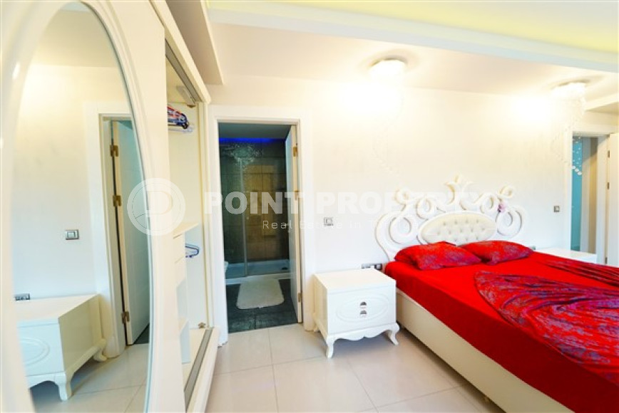 Шикарная четырёхкомнатная квартира площадью 145 м² в комплексе отельного типа, Махмутлар, Аланья-id-3362-фото-11