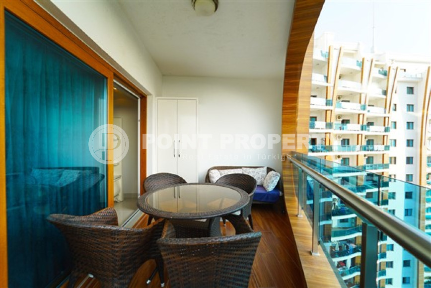 Шикарная четырёхкомнатная квартира площадью 145 м² в комплексе отельного типа, Махмутлар, Аланья-id-3362-фото-15