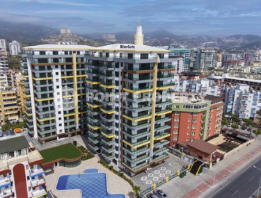 Стильная трёхкомнатная квартира 90 м² на 3 этаже жилого комплекса у моря, Махмутлар, Аланья-id-3365-фото-3