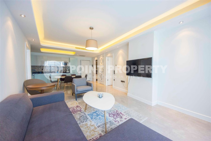 Апартаменты 2+1 с потрясающим видом на Средиземное море в комплексе Премиум класса в районе Конаклы, 156 м2.-id-1299-фото-3