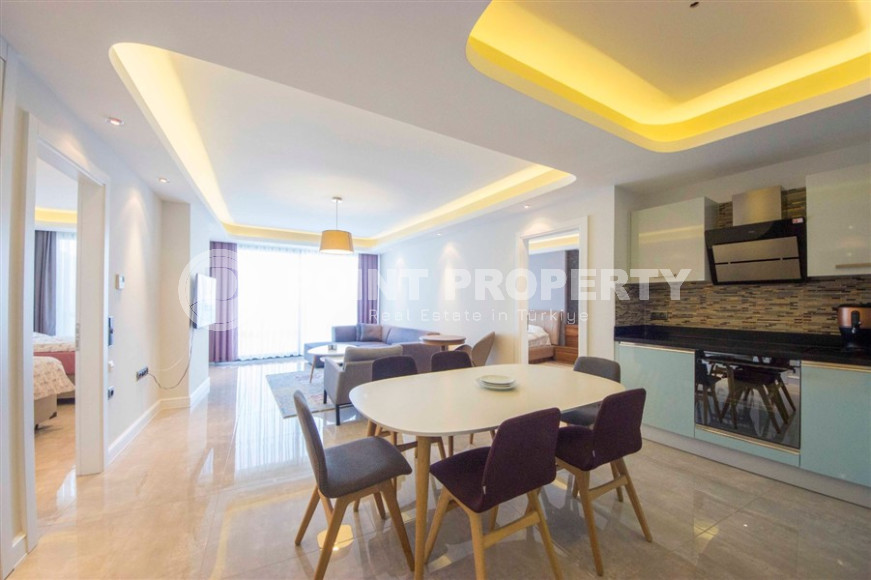 Апартаменты 2+1 с потрясающим видом на Средиземное море в комплексе Премиум класса в районе Конаклы, 156 м2.-id-1299-фото-6