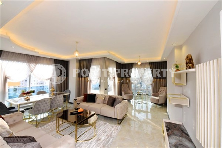 Роскошный и элегантный двухуровневый пентхаус 5+1 с выходом на собственную террасу под крышей, Тосмур, Аланья-id-3371-фото-2