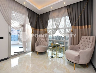 Роскошный и элегантный двухуровневый пентхаус 5+1 с выходом на собственную террасу под крышей, Тосмур, Аланья-id-3371-фото-3