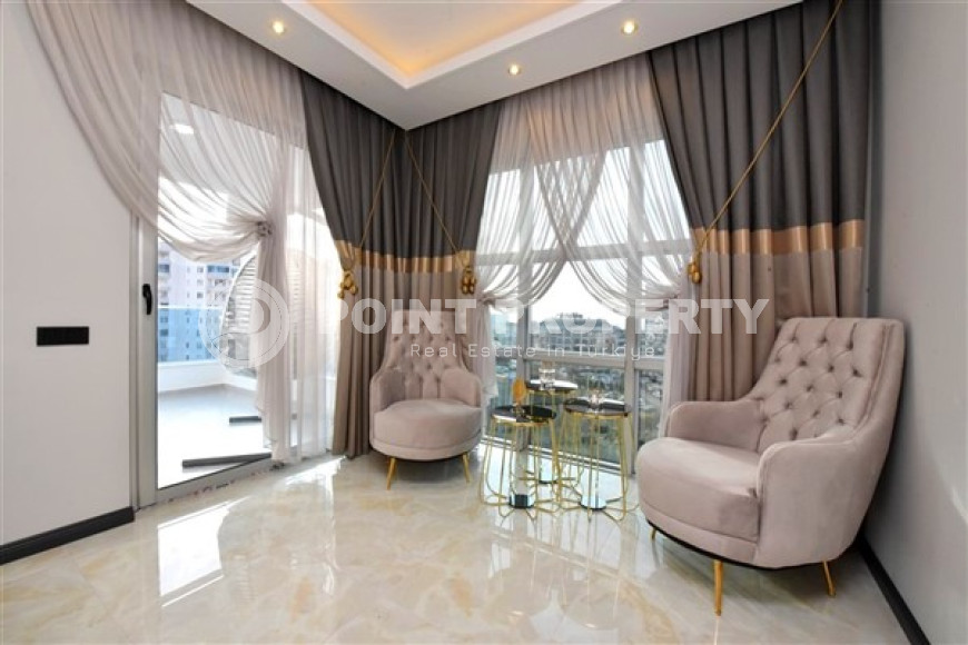 Роскошный и элегантный двухуровневый пентхаус 5+1 с выходом на собственную террасу под крышей, Тосмур, Аланья-id-3371-фото-3