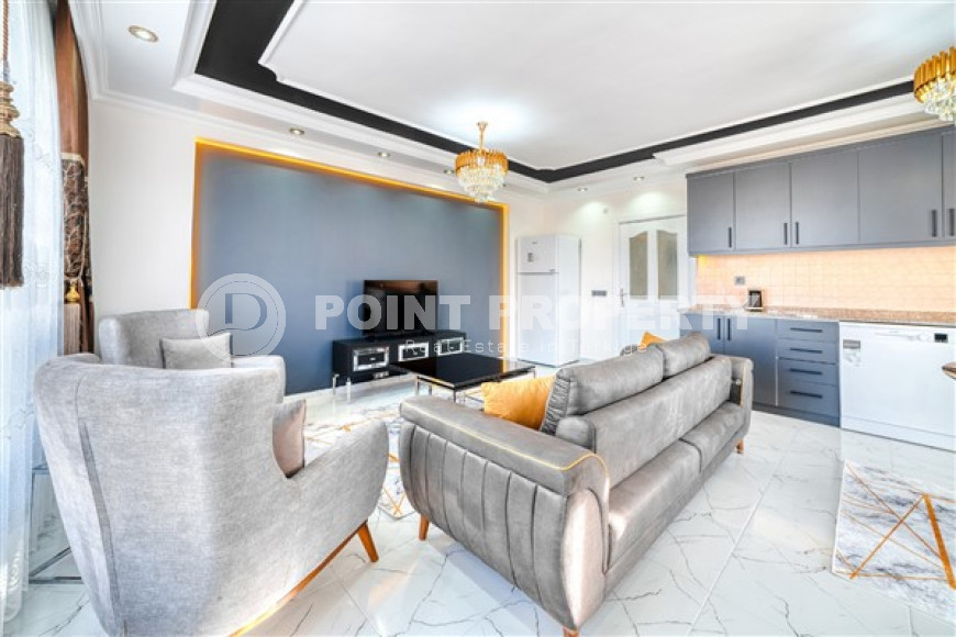 Светлая просторная квартира 2+1 в ухоженном жилом комплексе, Тосмур, Аланья-id-3372-фото-3