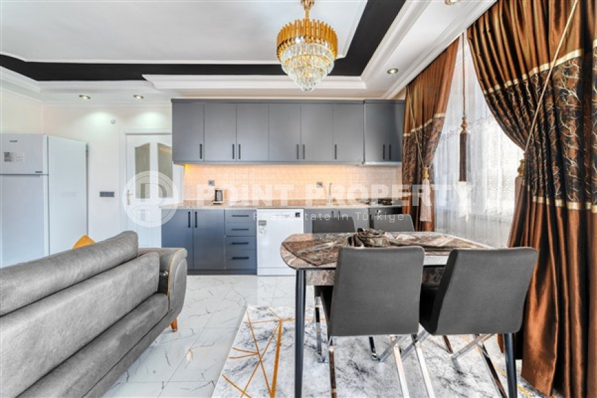 Светлая просторная квартира 2+1 в ухоженном жилом комплексе, Тосмур, Аланья-id-3372-фото-5