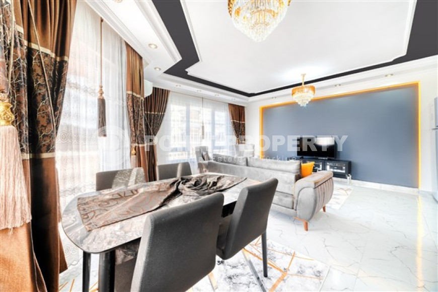 Светлая просторная квартира 2+1 в ухоженном жилом комплексе, Тосмур, Аланья-id-3372-фото-7