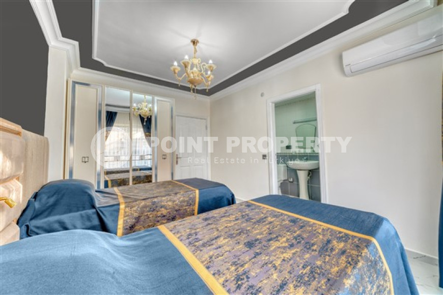 Светлая просторная квартира 2+1 в ухоженном жилом комплексе, Тосмур, Аланья-id-3372-фото-10