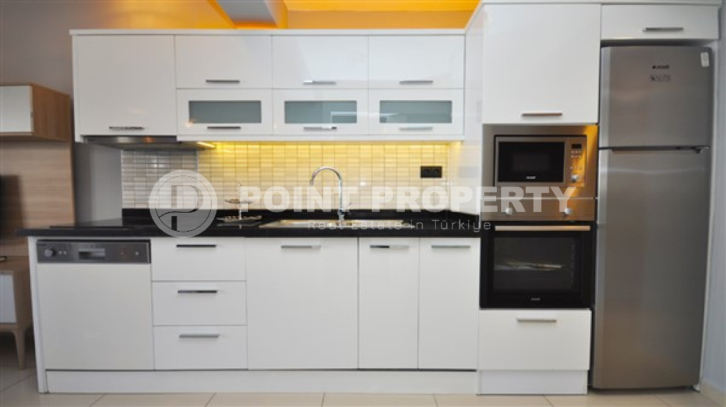 Компактные меблированные апартаменты с двумя спальнями в 250 метрах от пляжа Клеопатры-id-3373-фото-8