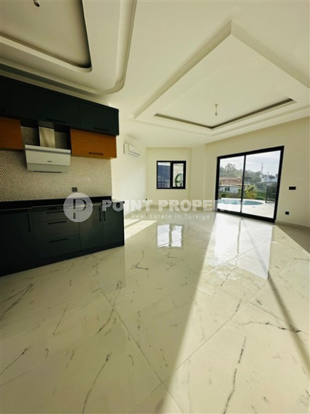 Фешенебельная вилла 3+1 с собственным бассейном на склоне Таврских гор, Каргыджак, Аланья-id-3374-фото-5