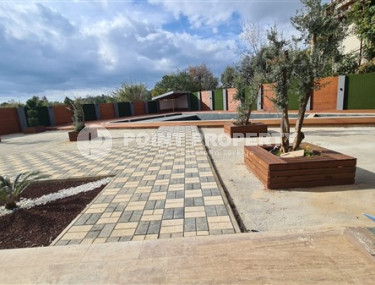 Просторная трёхкомнатная квартира с отдельной кухней в новом доме верхней Обы, Аланья-id-3375-фото-4