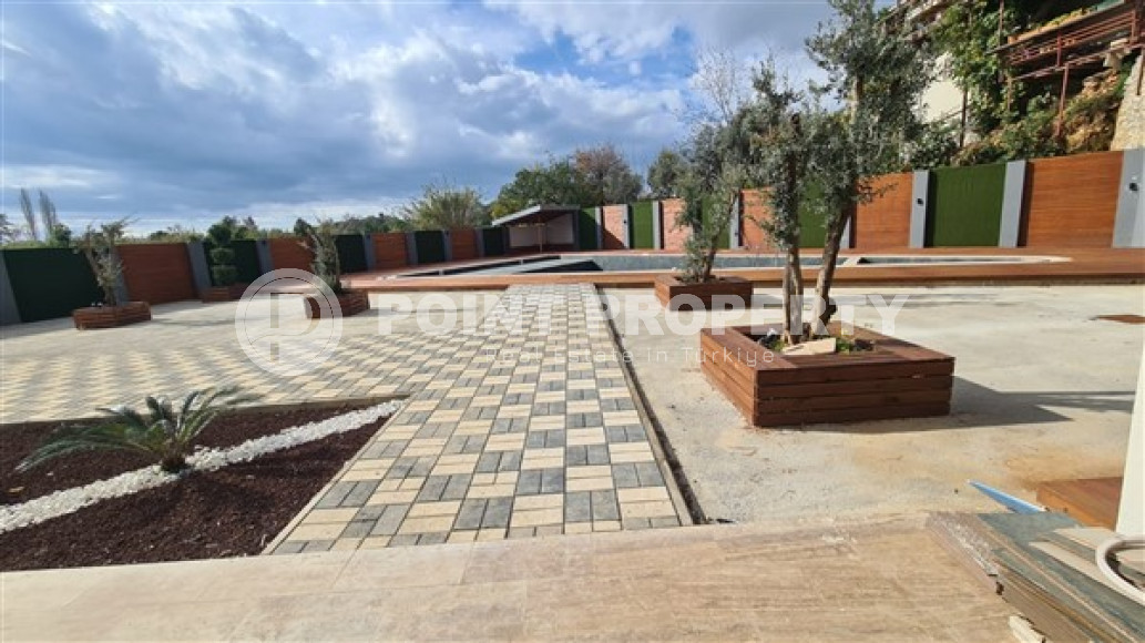 Просторная трёхкомнатная квартира с отдельной кухней в новом доме верхней Обы, Аланья-id-3375-фото-4