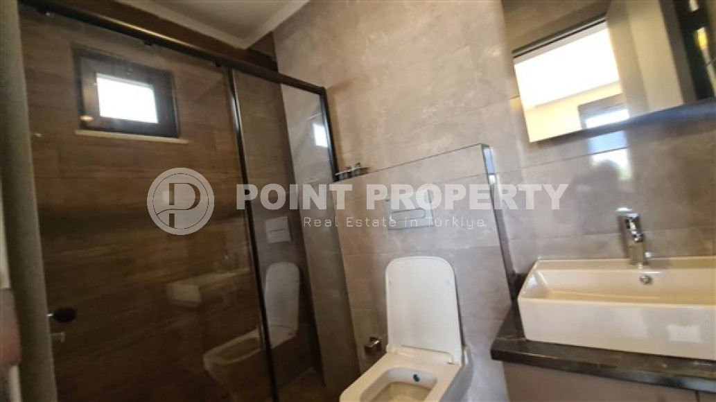 Просторная трёхкомнатная квартира с отдельной кухней в новом доме верхней Обы, Аланья-id-3375-фото-11