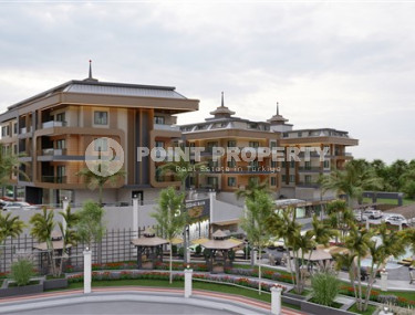 Two-room apartment on the second floor of a new residential complex, Upper Oba, Alanya-id-3376-photo-1