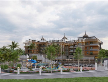 Двухкомнатные апартаменты на втором этаже нового жилого комплекса, верхняя Оба, Аланья-id-3376-фото-2