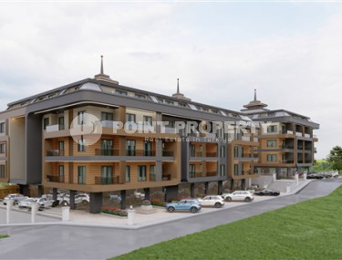 Двухкомнатные апартаменты на втором этаже нового жилого комплекса, верхняя Оба, Аланья-id-3376-фото-3