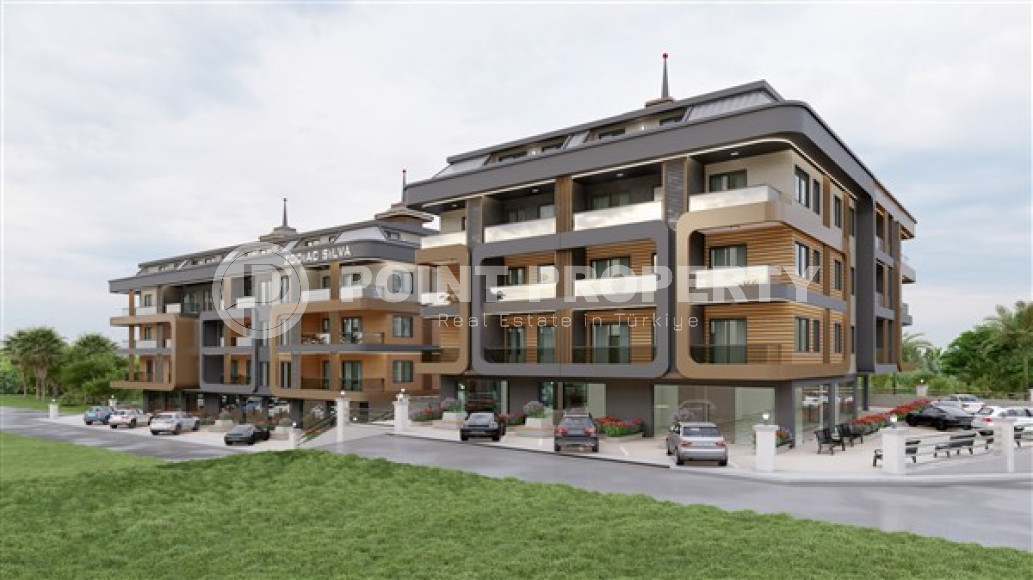 Двухкомнатные апартаменты на втором этаже нового жилого комплекса, верхняя Оба, Аланья-id-3376-фото-4