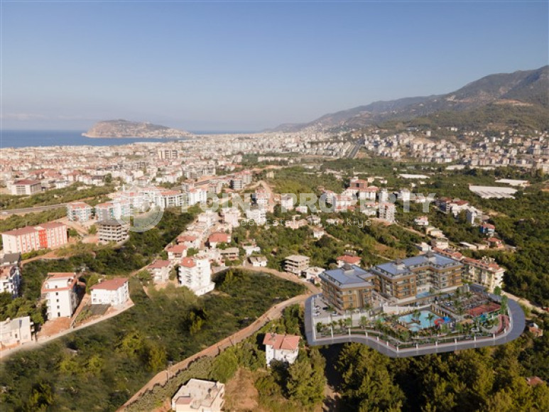 Двухкомнатные апартаменты на втором этаже нового жилого комплекса, верхняя Оба, Аланья-id-3376-фото-7