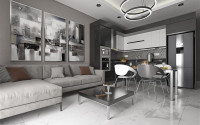 Двухкомнатная квартира площадью 53 м² на 8 этаже строящегося комплекса, Махмутлар, Аланья-id-3379-фото-5