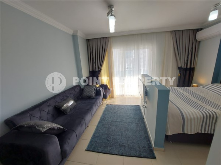 Cozy one-room studio 45 m2 in the Mahmutlar area, with a balcony and furniture-id-3389-photo-19