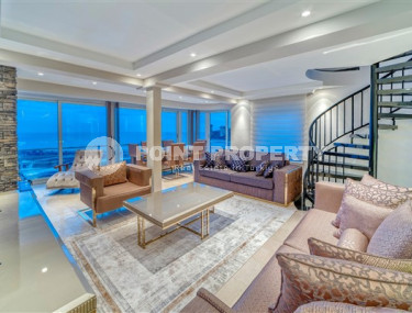 Видовая вилла 5+1 всего в 800 метрах от моря, Демирташ, Аланья-id-3394-фото-3