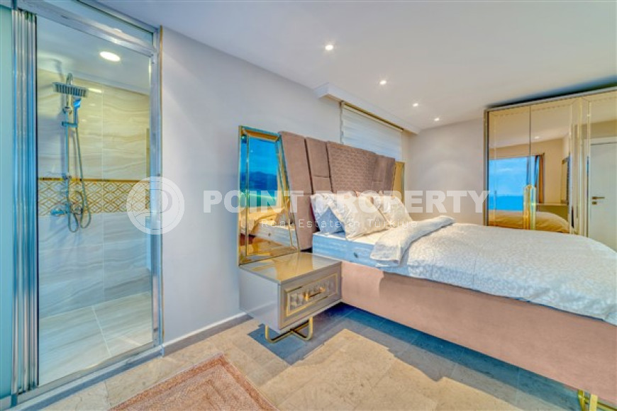 Видовая вилла 5+1 всего в 800 метрах от моря, Демирташ, Аланья-id-3394-фото-6